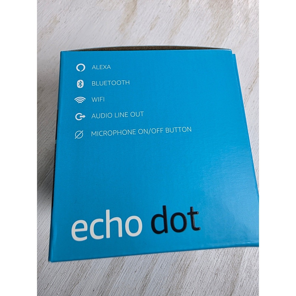 Amazon Echo Dot 3rd Gen Smart Speaker Charcoal Alexa Bluetooth Wi-Fi NEW